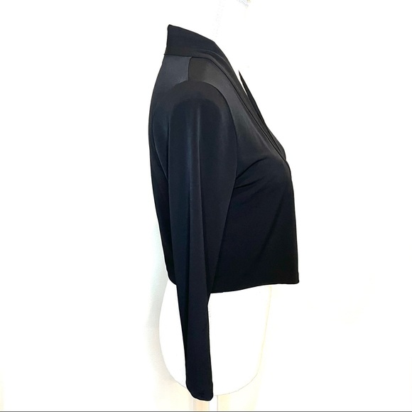 CALVIN KLEIN Cropped Black Cardigan - Picture 5 of 10